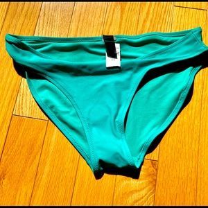 NWT Aerie teal bikini bottom M